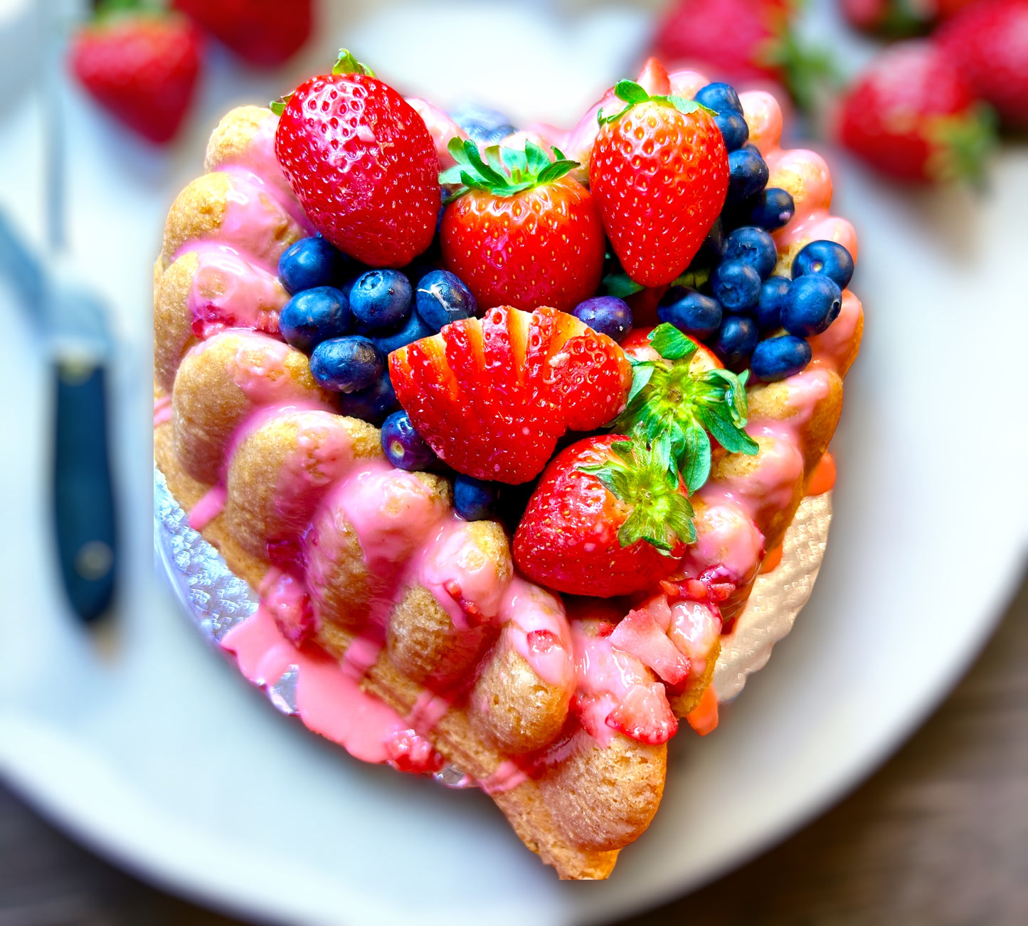 Strawberry Pound Cake - JoCakes By Josephine