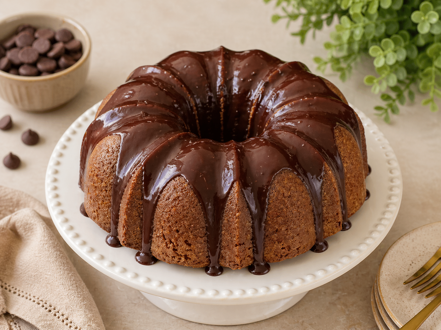 Chocolate Pound Cake with Chocolate Glaze - JoCakes By Josephine