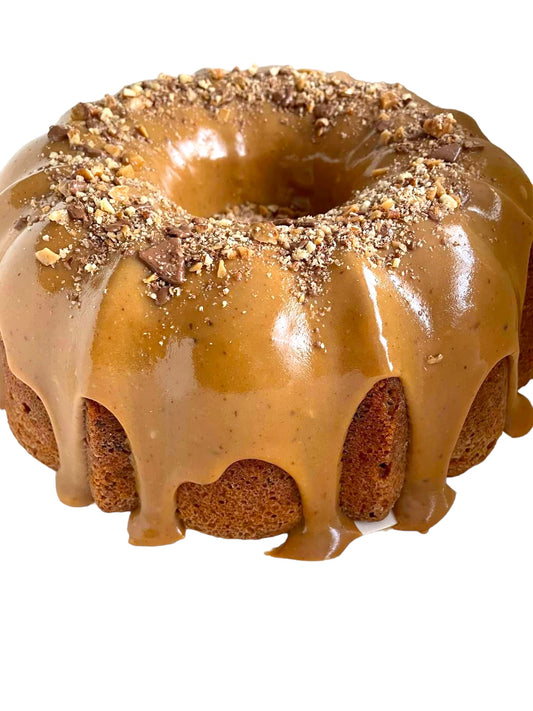 Brown Sugar Pound Cake with Caramel Glaze - JoCakes By Josephine