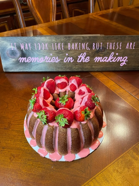 Strawberry Pound Cake - JoCakes By Josephine