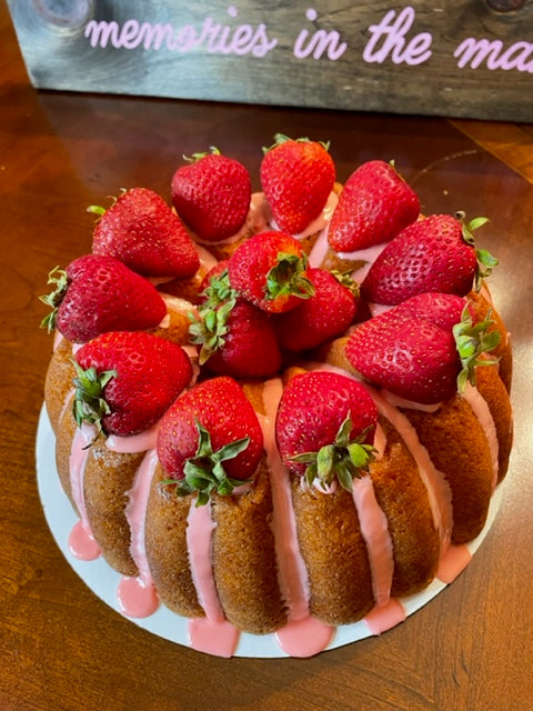 Strawberry Pound Cake - JoCakes By Josephine