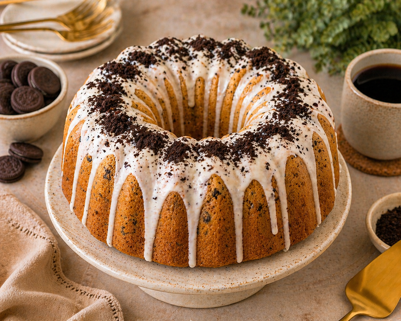 Cookies and Cream Pound Cake - JoCakes By Josephine 