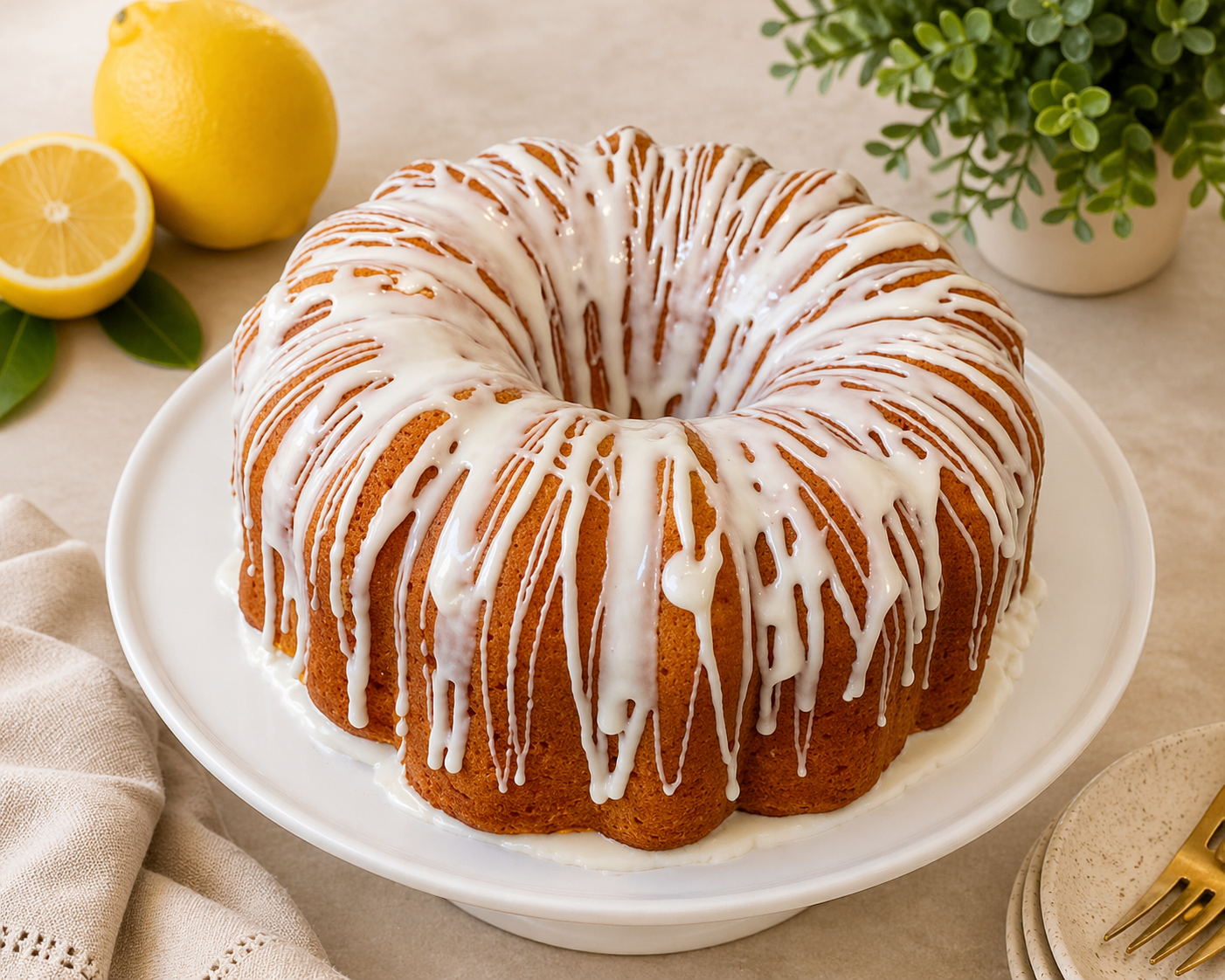 Lemon Cream Cheese Pound Cake - JoCakes By Josephine 